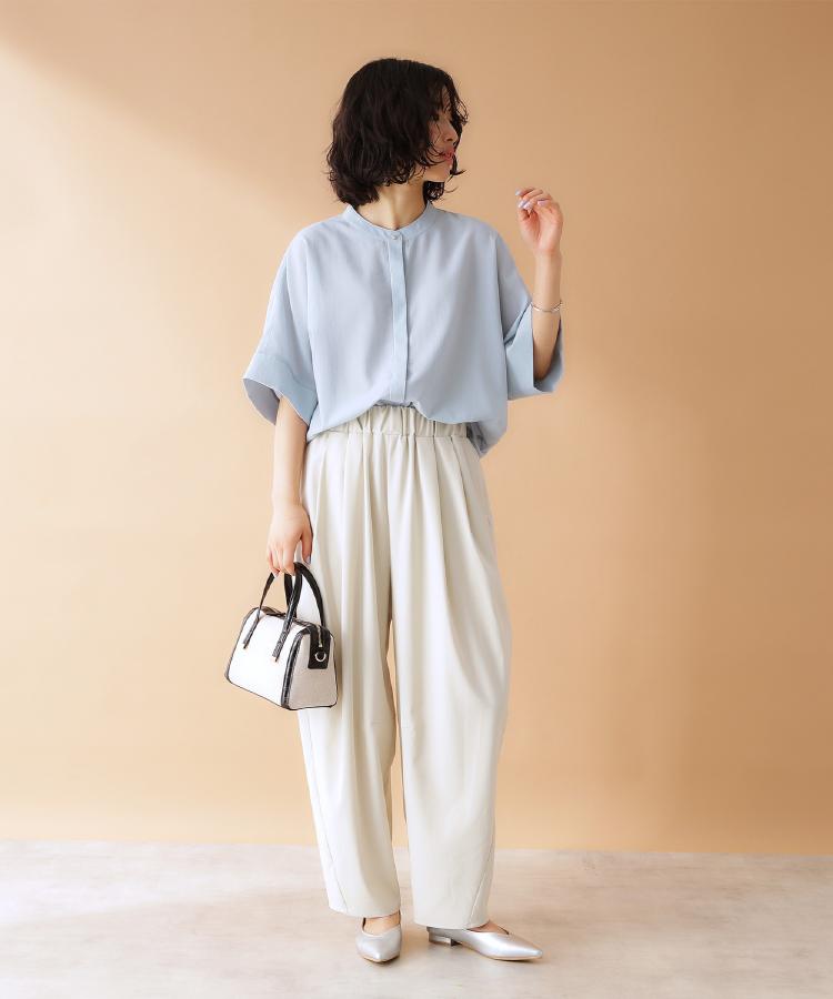 ザ ショップ ティーケー（ウィメン）(THE SHOP TK(Women))のバレルパンツ【洗える】4