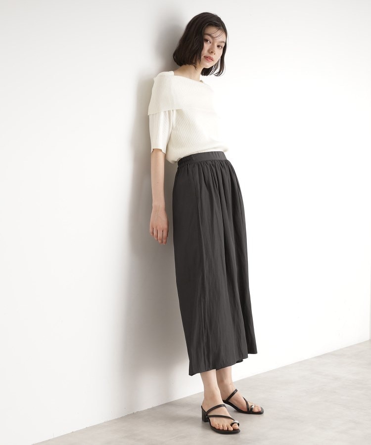 ザ ショップ ティーケー（ウィメン）(THE SHOP TK(Women))のギャザースカーチョ【洗える/親子リンク】2