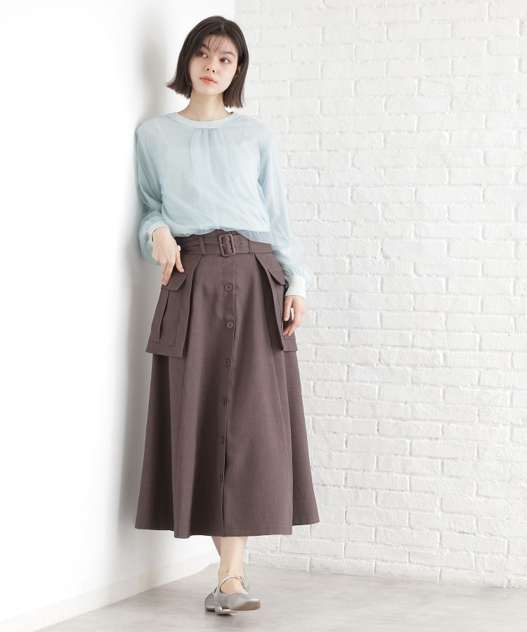 ザ ショップ ティーケー（ウィメン）(THE SHOP TK(Women))のチュール×ラメニット【洗える】11