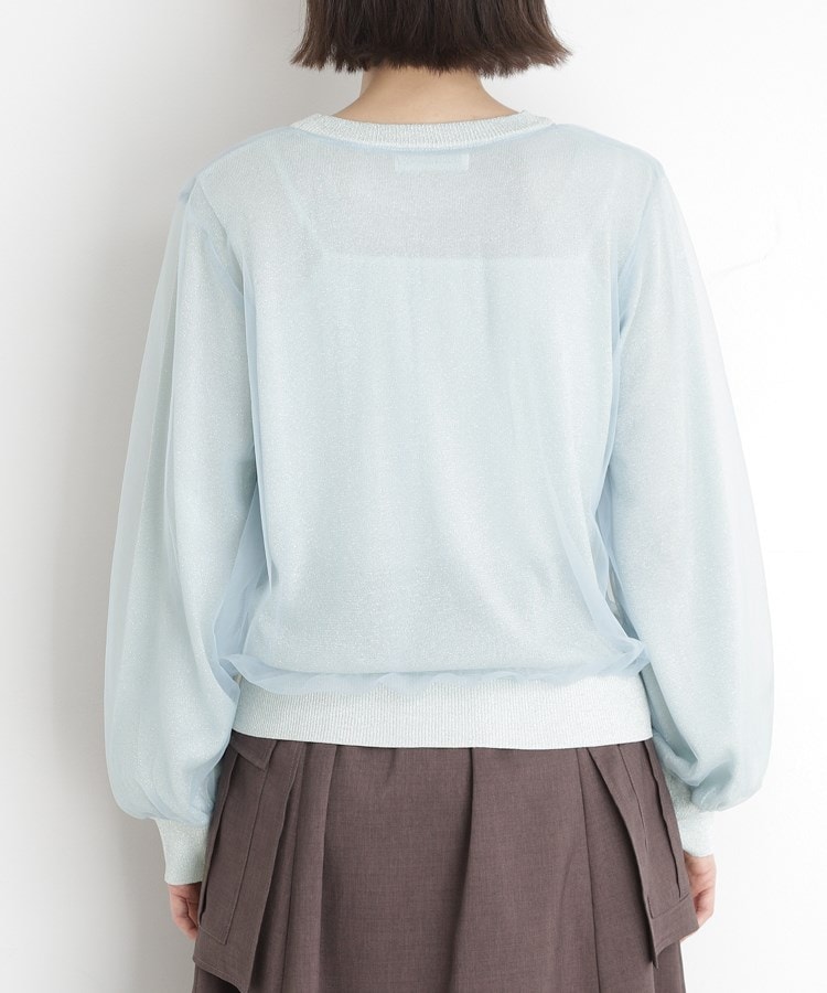 ザ ショップ ティーケー（ウィメン）(THE SHOP TK(Women))のチュール×ラメニット【洗える】15