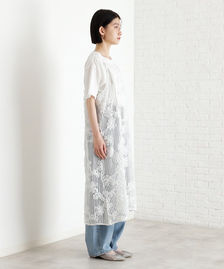 ザ ショップ ティーケー（ウィメン）(THE SHOP TK(Women))の3Dレースキャミワンピ13