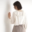 ザ ショップ ティーケー（ウィメン）(THE SHOP TK(Women))のラッフルカラーブラウス【洗濯機OK】7