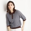 ザ ショップ ティーケー（ウィメン）(THE SHOP TK(Women))のニットポロシャツ【洗濯機/アソート展開】11