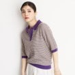 ザ ショップ ティーケー（ウィメン）(THE SHOP TK(Women))のニットポロシャツ【洗濯機/アソート展開】23
