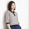 ザ ショップ ティーケー（ウィメン）(THE SHOP TK(Women))のニットポロシャツ【洗濯機/アソート展開】 アイボリー(304)