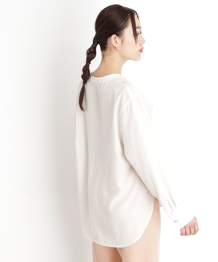 ザ ショップ ティーケー（ウィメン）(THE SHOP TK(Women))の【体型カバー】ダブルポケットスキッパーシャツ/洗濯機OK17