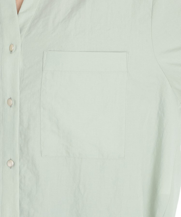 ザ ショップ ティーケー（ウィメン）(THE SHOP TK(Women))の【体型カバー】ダブルポケットスキッパーシャツ/洗濯機OK38