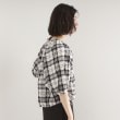 ザ ショップ ティーケー（ウィメン）(THE SHOP TK(Women))のチェックギャザーブラウス【洗える】2