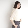 ザ ショップ ティーケー（ウィメン）(THE SHOP TK(Women))のドットジャカードブラウス【洗える】5