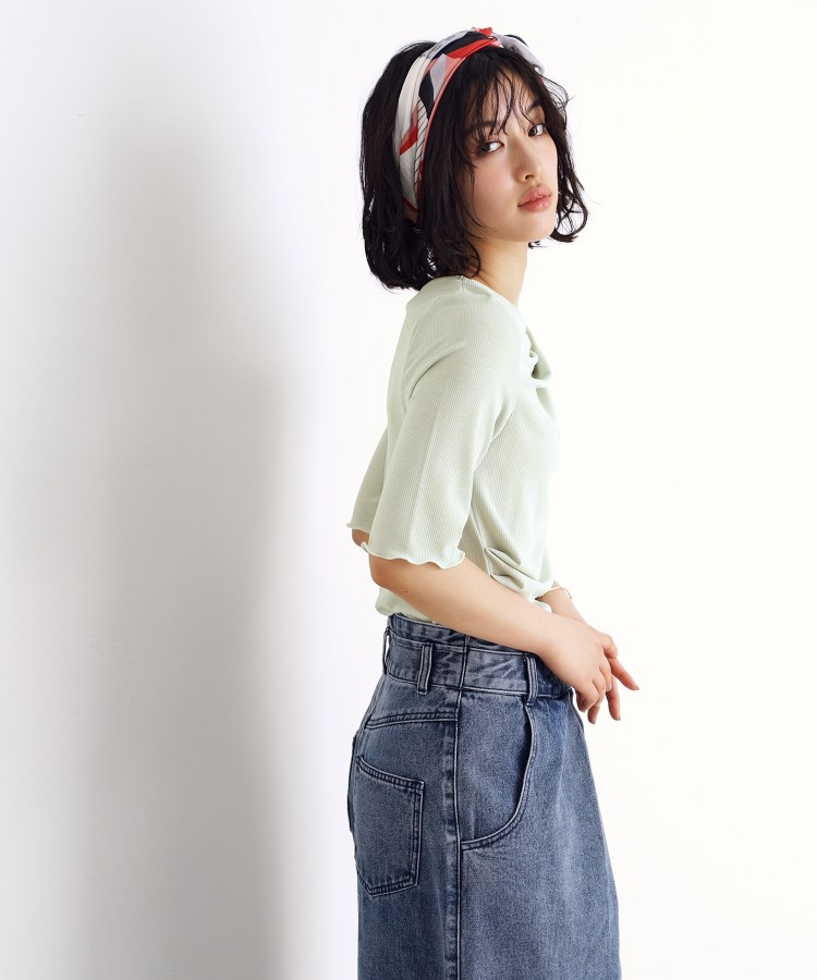ザ ショップ ティーケー（ウィメン）(THE SHOP TK(Women))のドレープカットソー【洗濯機OK/シワになりにくい】16