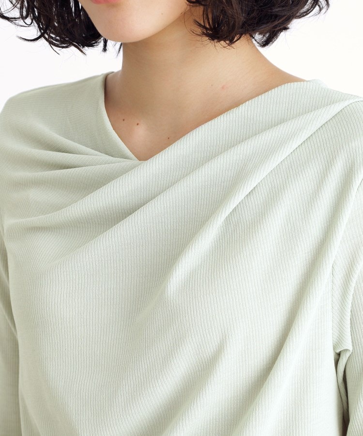 ザ ショップ ティーケー（ウィメン）(THE SHOP TK(Women))のドレープカットソー【洗濯機OK/シワになりにくい】23