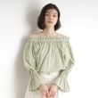 ザ ショップ ティーケー（ウィメン）(THE SHOP TK(Women))の【前後2WAY】ギャザーブラウス/洗濯機OK16