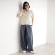 ザ ショップ ティーケー（ウィメン）(THE SHOP TK(Women))のリブニットポロシャツ【洗濯機OK】3