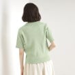 ザ ショップ ティーケー（ウィメン）(THE SHOP TK(Women))のリブニットポロシャツ【洗濯機OK】10
