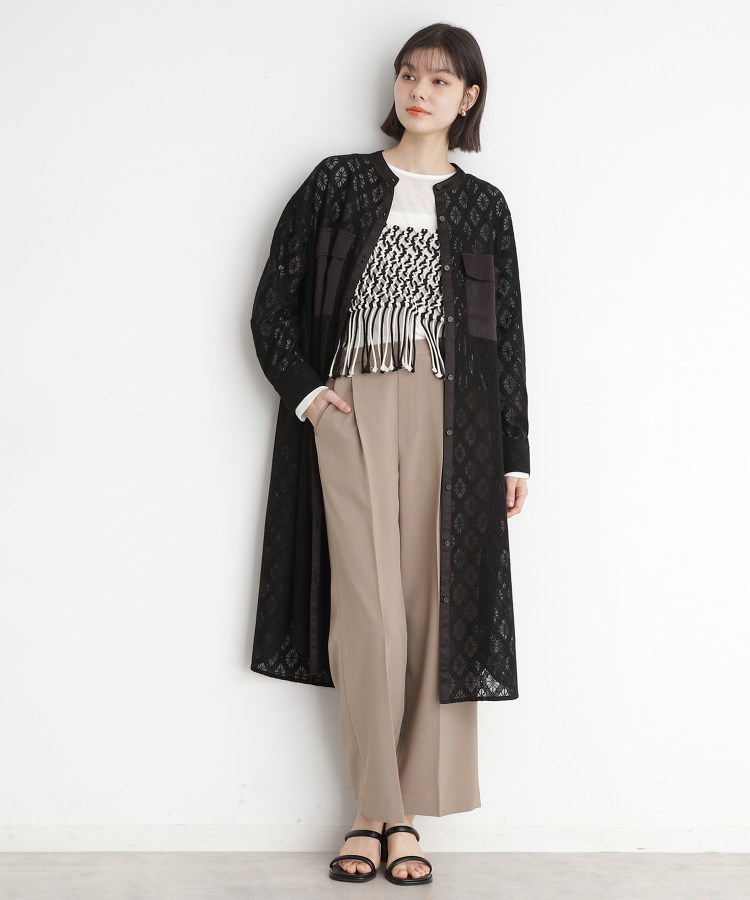ザ ショップ ティーケー（ウィメン）(THE SHOP TK(Women))のレースシャツワンピース6