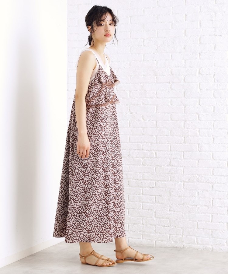 ザ ショップ ティーケー（ウィメン）(THE SHOP TK(Women))の小花柄フリルキャミワンピース【洗える】6