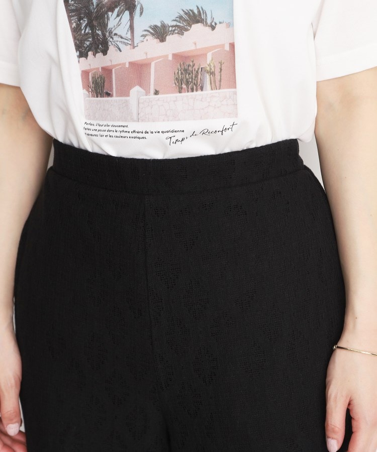 ザ ショップ ティーケー（ウィメン）(THE SHOP TK(Women))のレースワイドパンツ【洗濯機OK】14