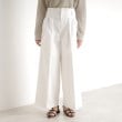 ザ ショップ ティーケー（ウィメン）(THE SHOP TK(Women))のハイウエストタックワイドパンツ【洗える】13