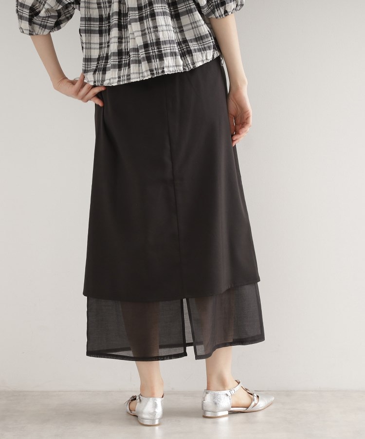 ザ ショップ ティーケー（ウィメン）(THE SHOP TK(Women))の裾シアーナロースカート【洗える】10