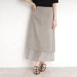 ザ ショップ ティーケー（ウィメン）(THE SHOP TK(Women))の裾シアーナロースカート【洗える】5