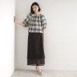 ザ ショップ ティーケー（ウィメン）(THE SHOP TK(Women))の裾シアーナロースカート【洗える】11