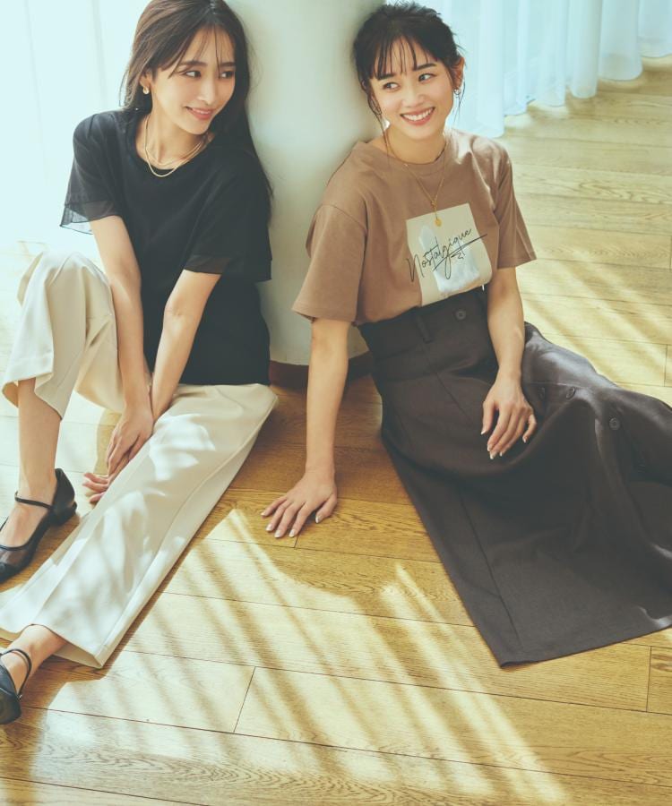 完売 近藤千尋さん&宮城舞さん着用】袖シアーTシャツ/接触冷感/洗濯機 その他