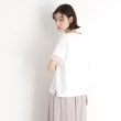 ザ ショップ ティーケー（ウィメン）(THE SHOP TK(Women))の袖シアーTシャツ【接触冷感/洗濯機OK】12