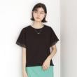 ザ ショップ ティーケー（ウィメン）(THE SHOP TK(Women))の袖シアーTシャツ【接触冷感/洗濯機OK】15