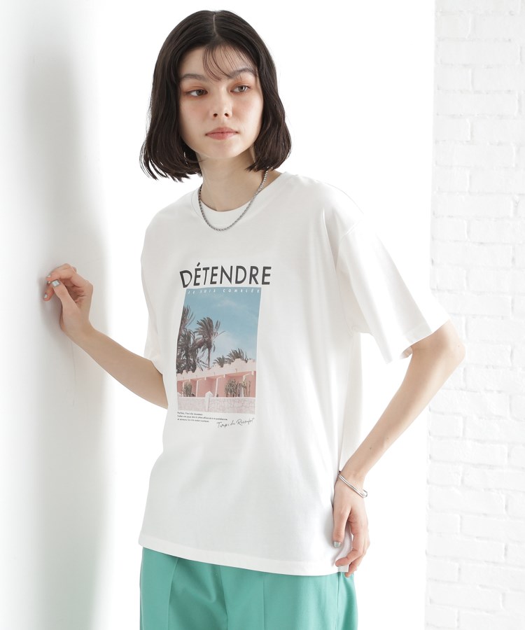 ザ ショップ ティーケー（ウィメン）(THE SHOP TK(Women))のロゴアソートTシャツ【接触冷感/UVケア/洗濯機OK】27