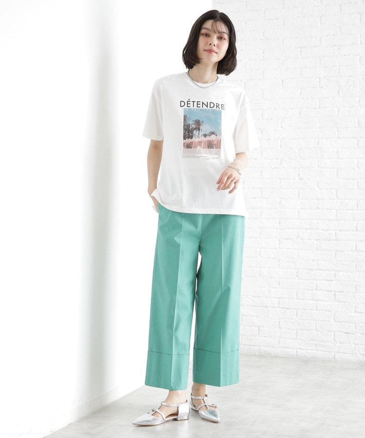 ザ ショップ ティーケー（ウィメン）(THE SHOP TK(Women))のロゴアソートTシャツ【接触冷感/UVケア/洗濯機OK】29