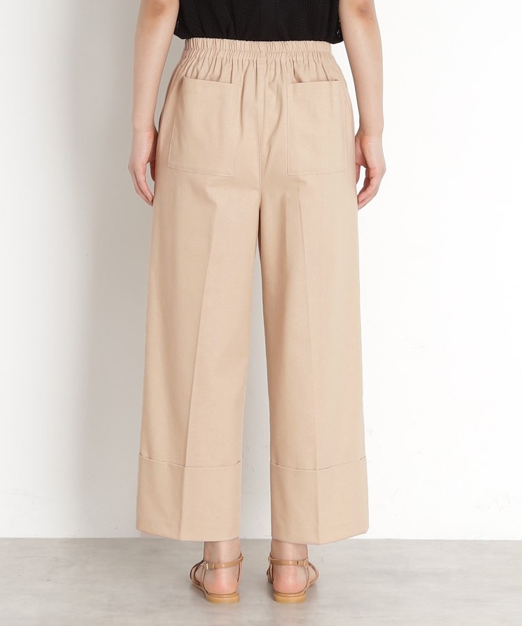 ザ ショップ ティーケー（ウィメン）(THE SHOP TK(Women))の麻混ワイドパンツ【洗える】27