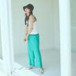 ザ ショップ ティーケー（ウィメン）(THE SHOP TK(Women))の麻混ワイドパンツ【洗える】1
