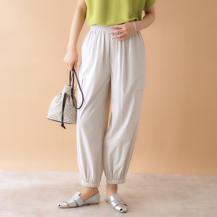ザ ショップ ティーケー（ウィメン）(THE SHOP TK(Women))のカーゴパンツ【撥水/UV/洗濯機OK】 フルレングスパンツ