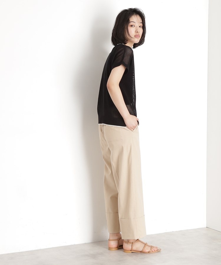 ザ ショップ ティーケー（ウィメン）(THE SHOP TK(Women))のフレンチスリーブメッシュニットタンクセット【洗える】8
