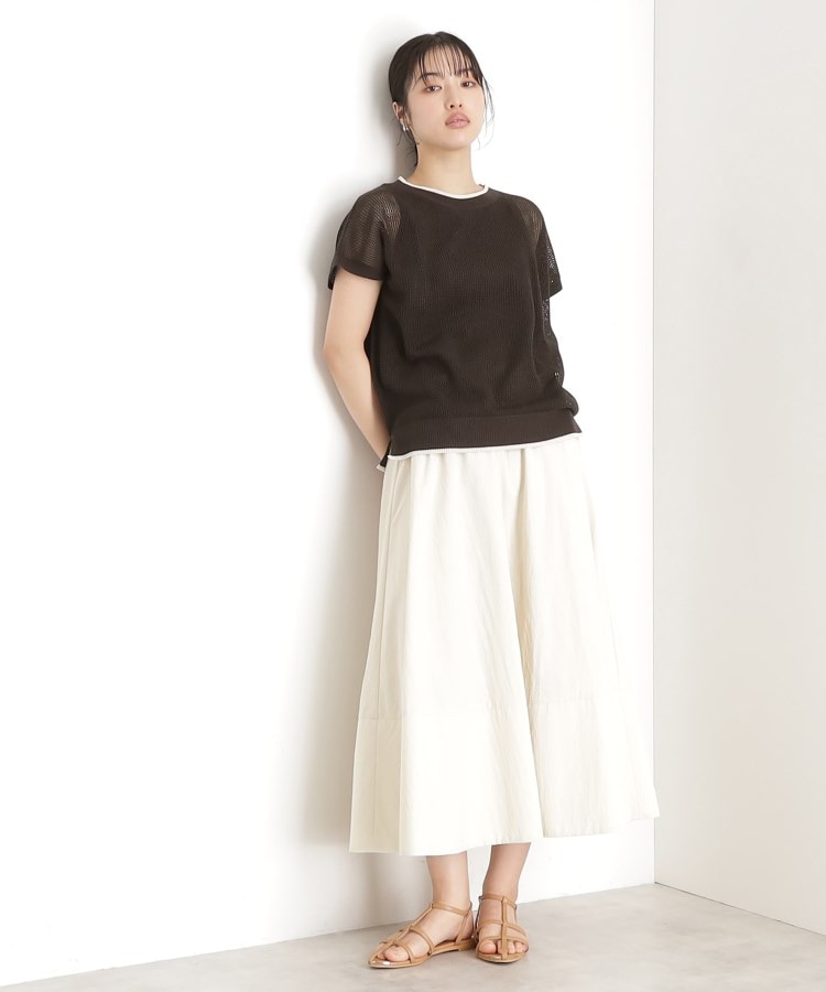 ザ ショップ ティーケー（ウィメン）(THE SHOP TK(Women))のフレンチスリーブメッシュニットタンクセット【洗える】11