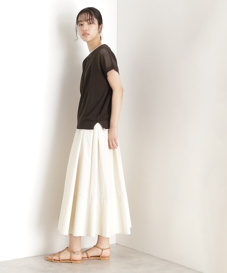 ザ ショップ ティーケー（ウィメン）(THE SHOP TK(Women))のフレンチスリーブメッシュニットタンクセット【洗える】12