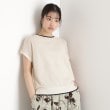 ザ ショップ ティーケー（ウィメン）(THE SHOP TK(Women))のフレンチスリーブメッシュニットタンクセット【洗える】 アイボリー(004)