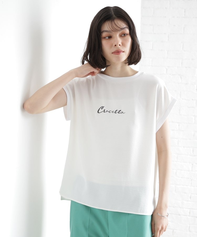 ザ ショップ ティーケー（ウィメン）(THE SHOP TK(Women))のアソートプリントTシャツ【防シワ／接触冷感／UV／洗濯機OK】4
