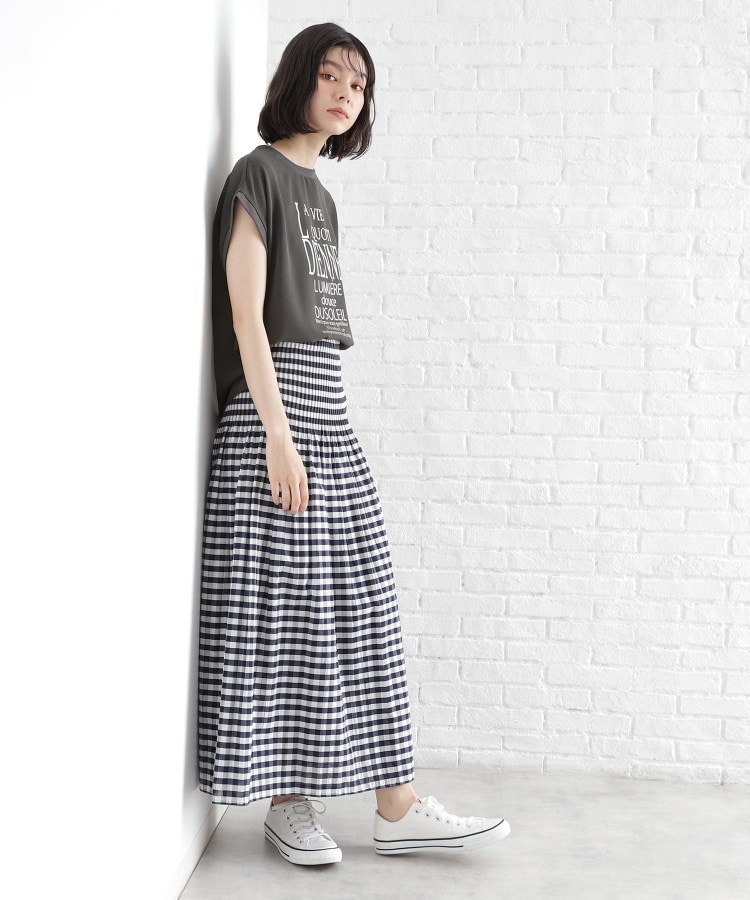 ザ ショップ ティーケー（ウィメン）(THE SHOP TK(Women))のアソートプリントTシャツ【防シワ／接触冷感／UV／洗濯機OK】15
