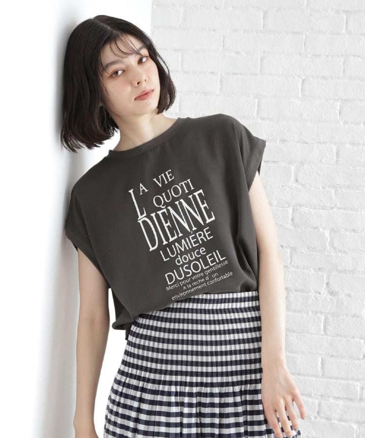 ザ ショップ ティーケー（ウィメン）(THE SHOP TK(Women))のアソートプリントTシャツ【防シワ／接触冷感／UV／洗濯機OK】12