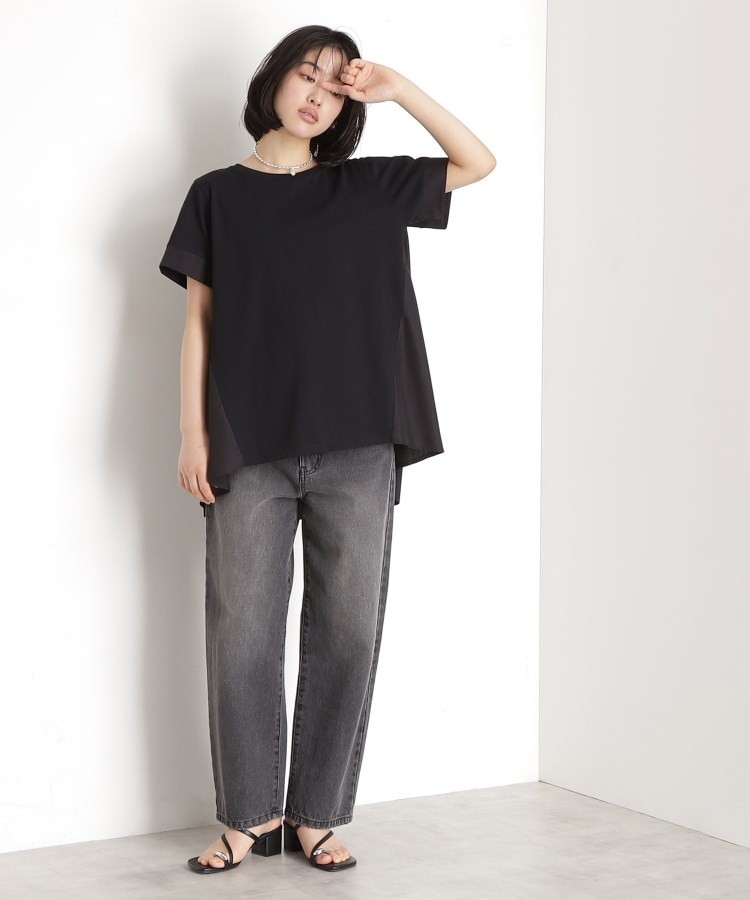 ザ ショップ ティーケー（ウィメン）(THE SHOP TK(Women))の切替バックギャザーチュニック【洗濯機OK/接触冷感/UV】16
