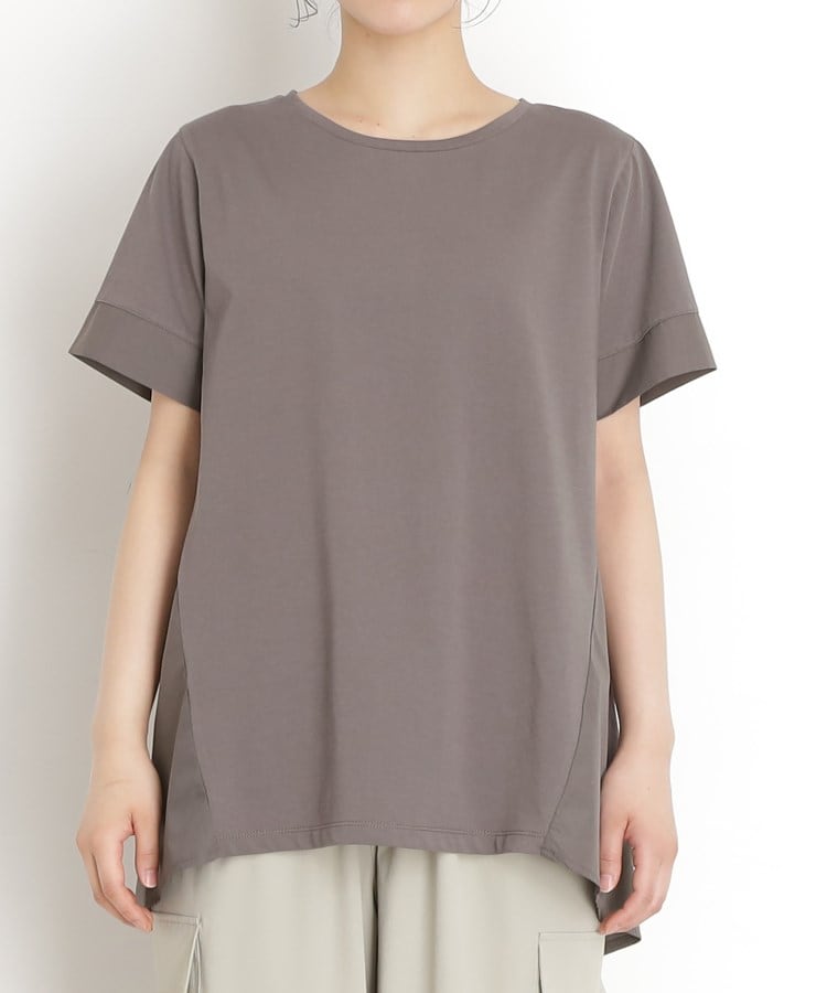 ザ ショップ ティーケー（ウィメン）(THE SHOP TK(Women))の切替バックギャザーチュニック【洗濯機OK/接触冷感/UV】18