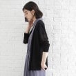 ザ ショップ ティーケー（ウィメン）(THE SHOP TK(Women))のシアーカーディガン【洗濯機OK】6