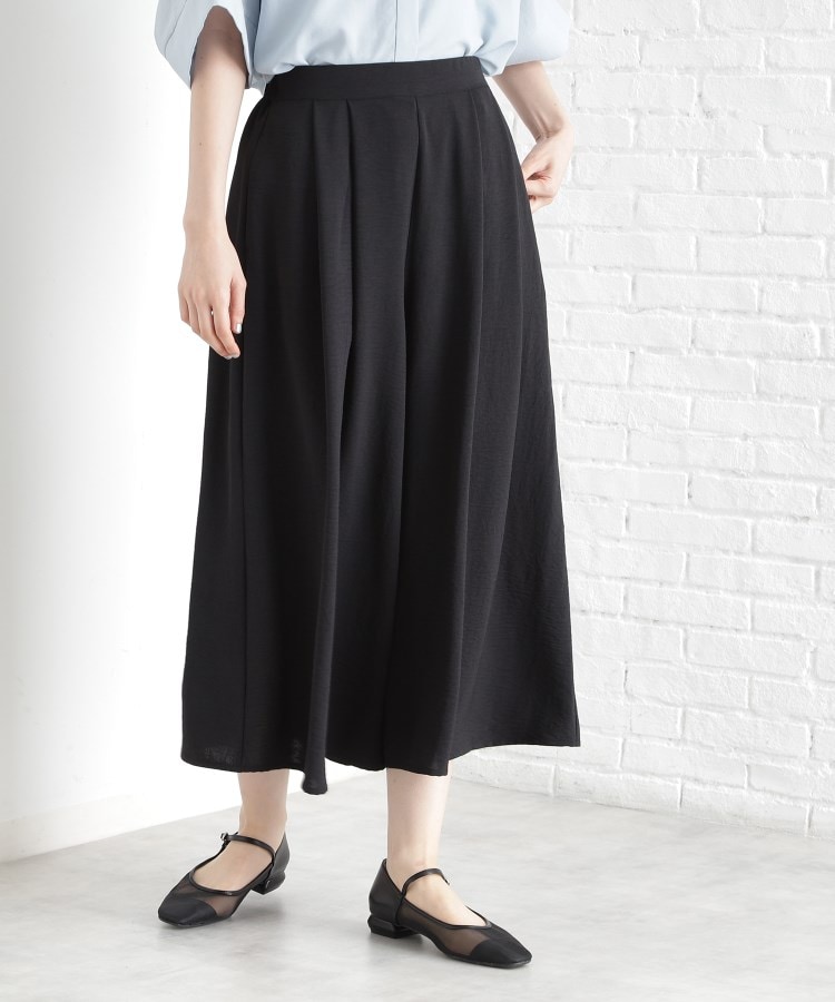 ザ ショップ ティーケー（ウィメン）(THE SHOP TK(Women))のフレアスカーチョ【防シワ／接触冷感／洗濯機OK/セットアップ可】