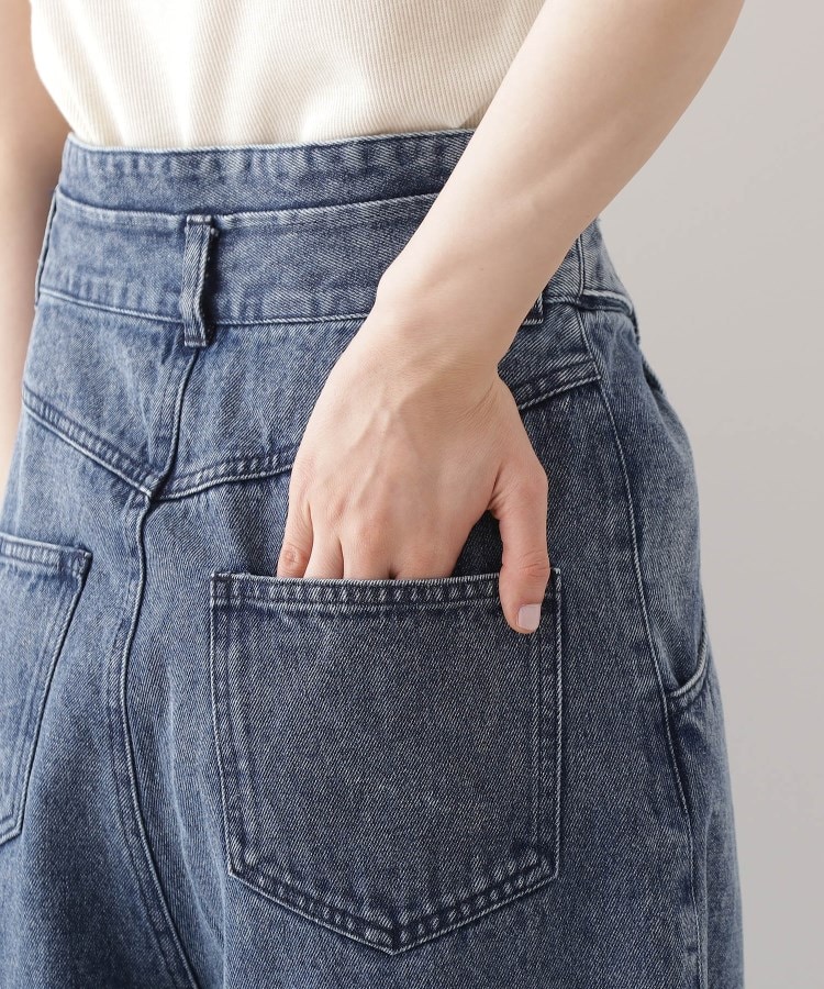 ザ ショップ ティーケー（ウィメン）(THE SHOP TK(Women))のバレル風タックパンツ【洗濯機OK】21