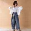 ザ ショップ ティーケー（ウィメン）(THE SHOP TK(Women))のバレル風タックパンツ【洗濯機OK】2