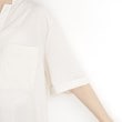 ザ ショップ ティーケー（ウィメン）(THE SHOP TK(Women))のダブルポケット5分袖シャツ【体型カバー/洗濯機OK】36