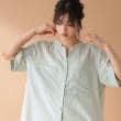 ザ ショップ ティーケー（ウィメン）(THE SHOP TK(Women))のダブルポケット5分袖シャツ【体型カバー/洗濯機OK】8