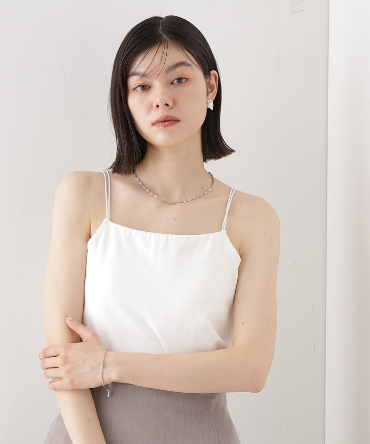 ザ ショップ ティーケー（ウィメン）(THE SHOP TK(Women))のカップ付きキャミ【洗える】1
