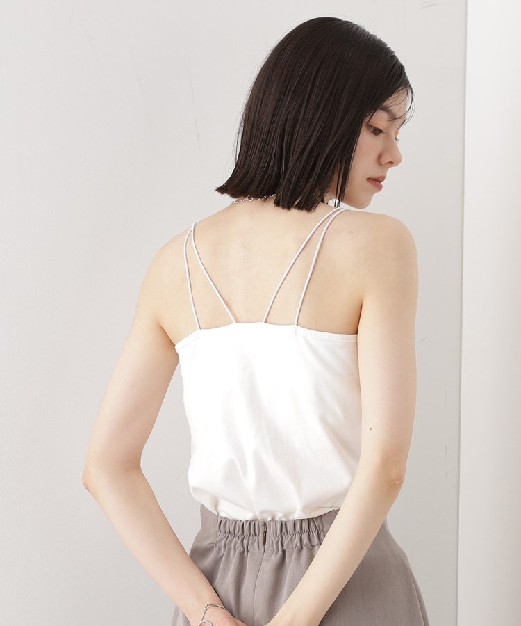 ザ ショップ ティーケー（ウィメン）(THE SHOP TK(Women))のカップ付きキャミ【洗える】2